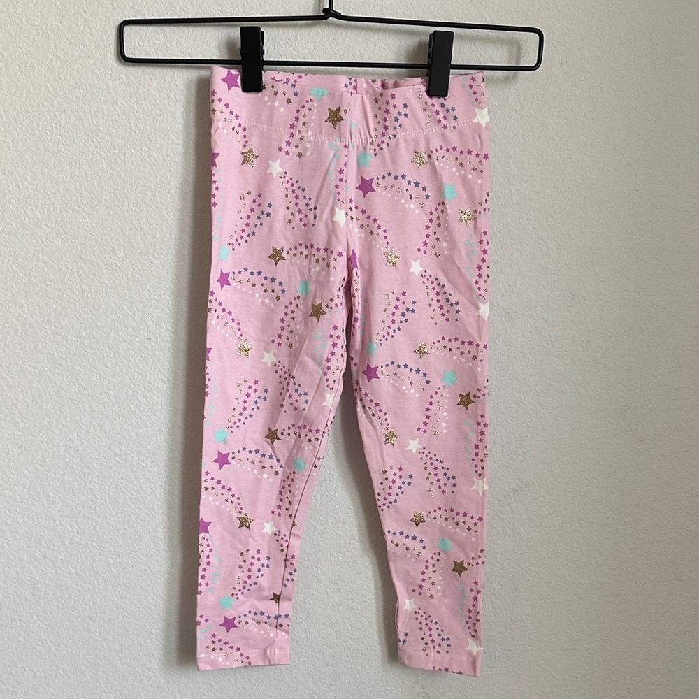Cynthia Rowley Kids Pink Star & Shooting Star Leggings